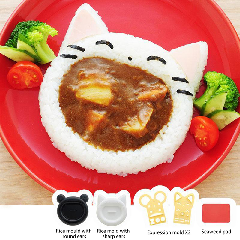 Kitchen Gadgets Worth Buying - Cute Cartoon Sushi Mold Decor Cutter,