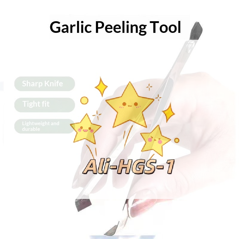 Kitchen Gadgets Save Time - Descascador de Alho em Aço Inoxidável,