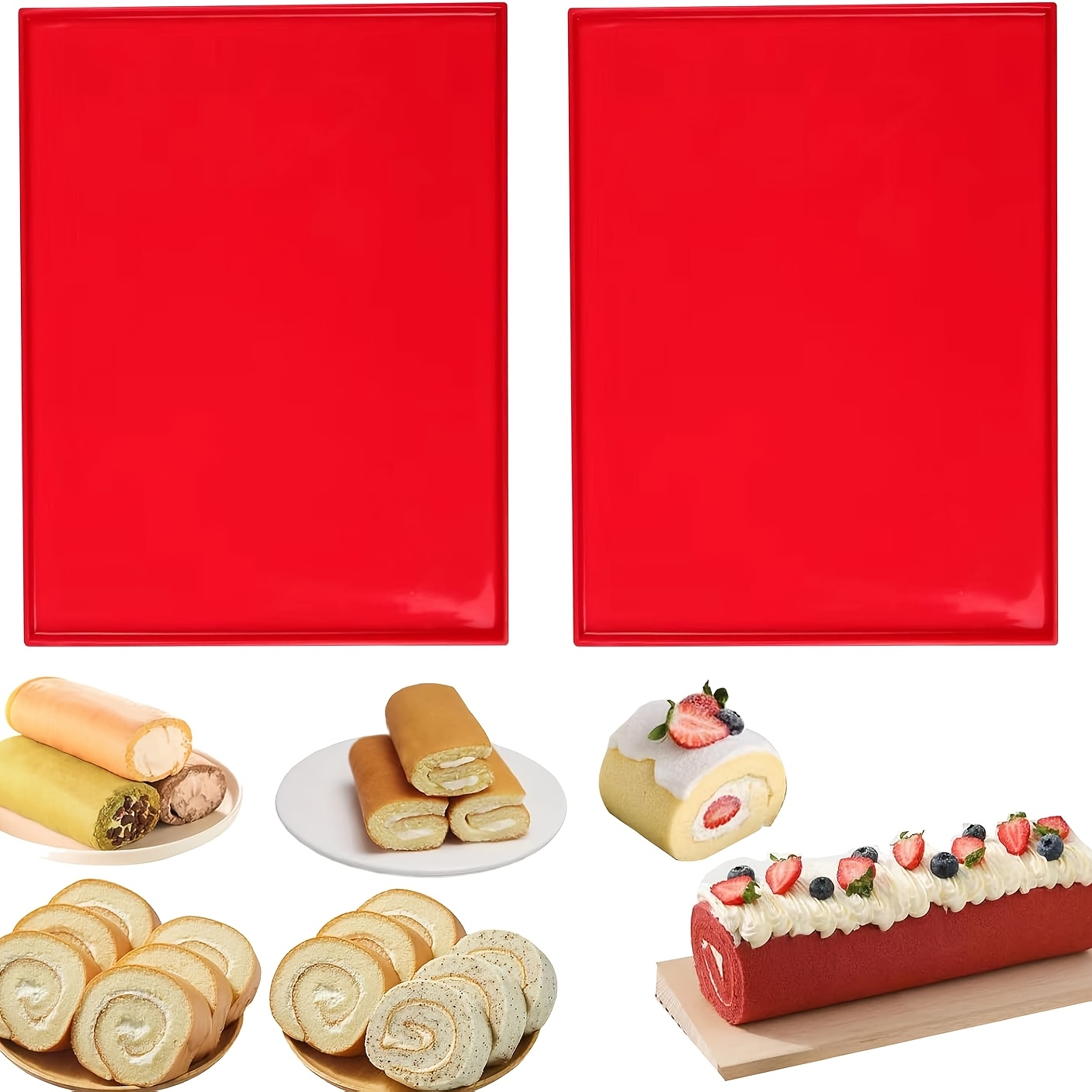Silicone Baking Mat - 2 Tapetes de Silicone para Assar