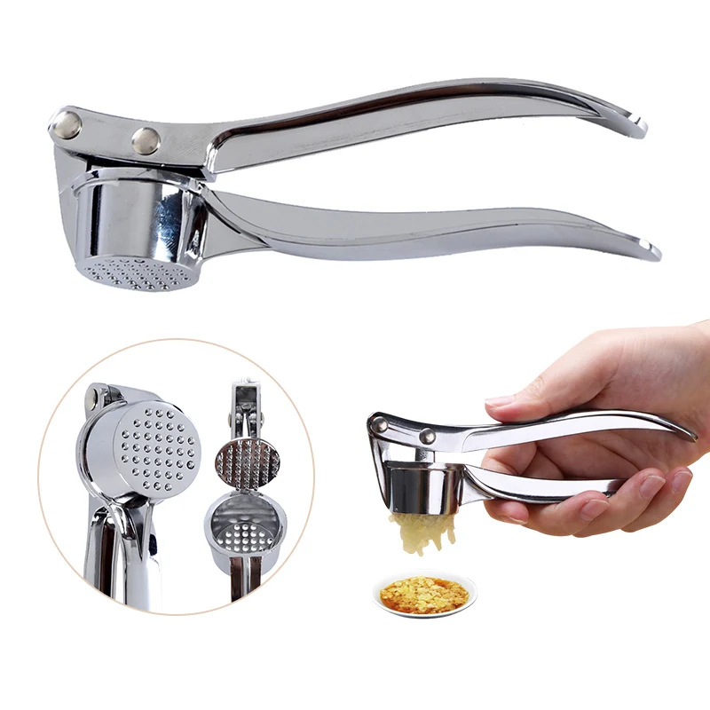 Manual Garlic Press - Espremedor de alho multifuncional, triturador de