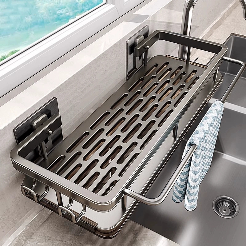 Kitchen Gadgets Rack - Prateleira de Cozinha Multifuncional, Escorredor, Suporte