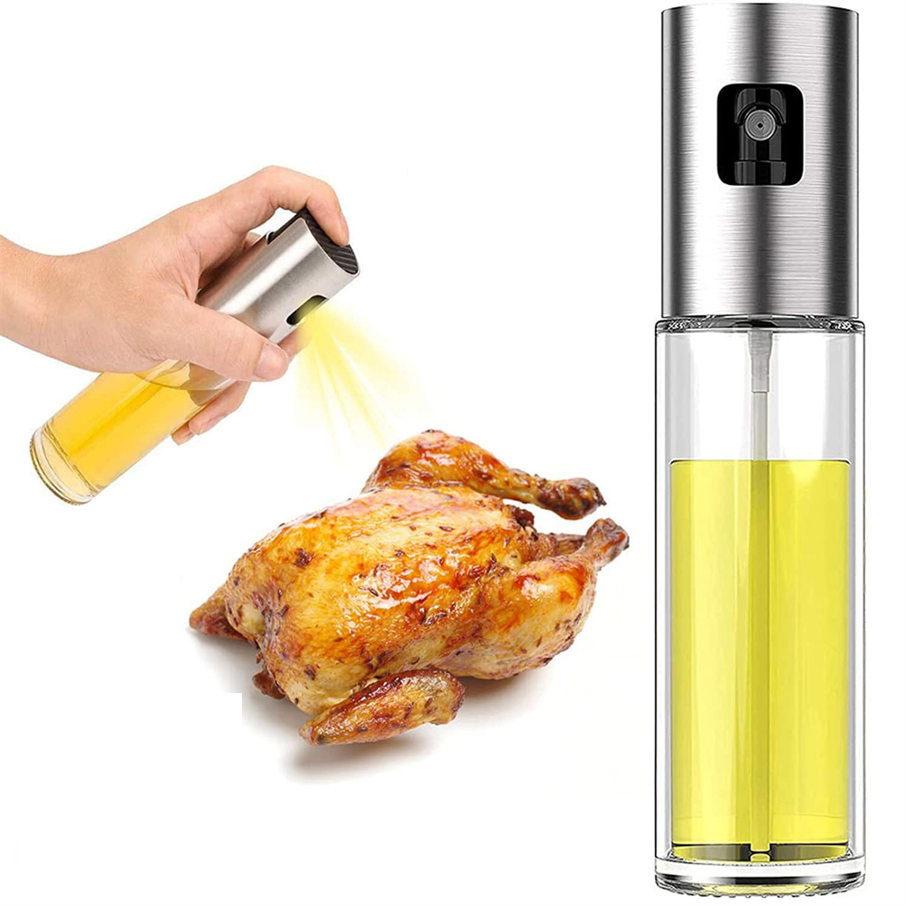 Oil Mister Spray Bottle - Pulverizador de Óleo de Vidro para