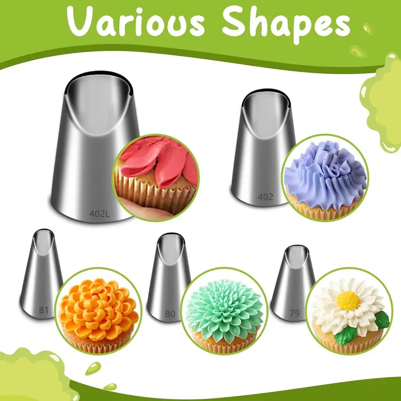 Kitchen Gadgets Worth Buying - Conjunto de 5 bicos de confeitar