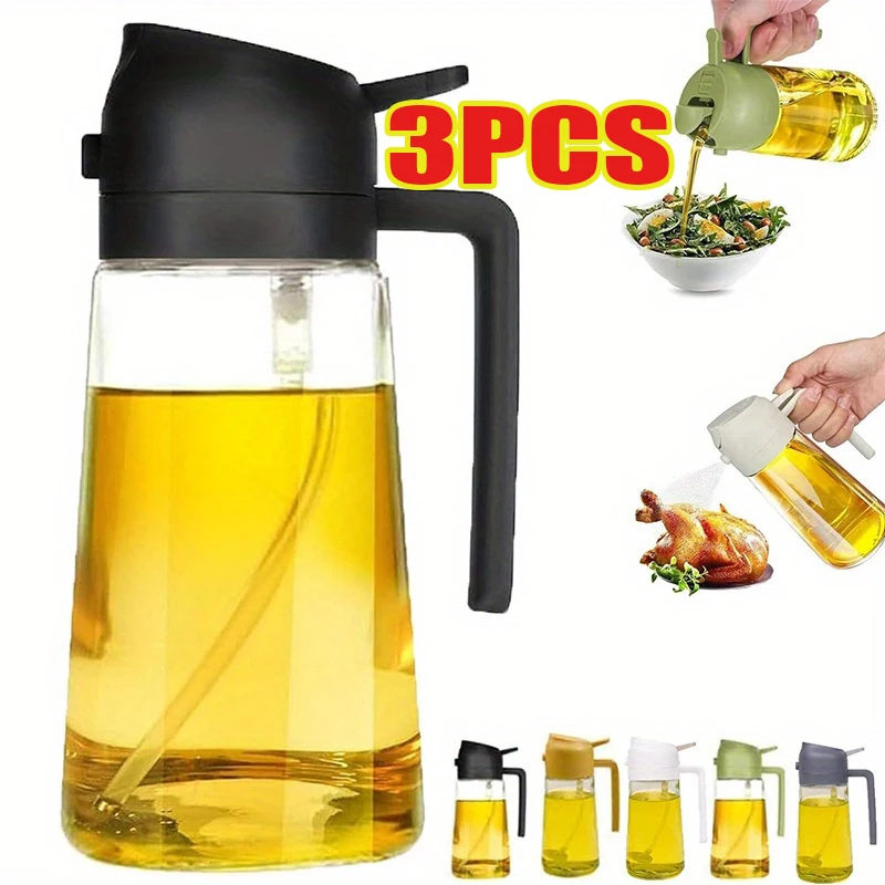 Oil Mister Spray Bottle - Spray de Óleo 2 em 1,