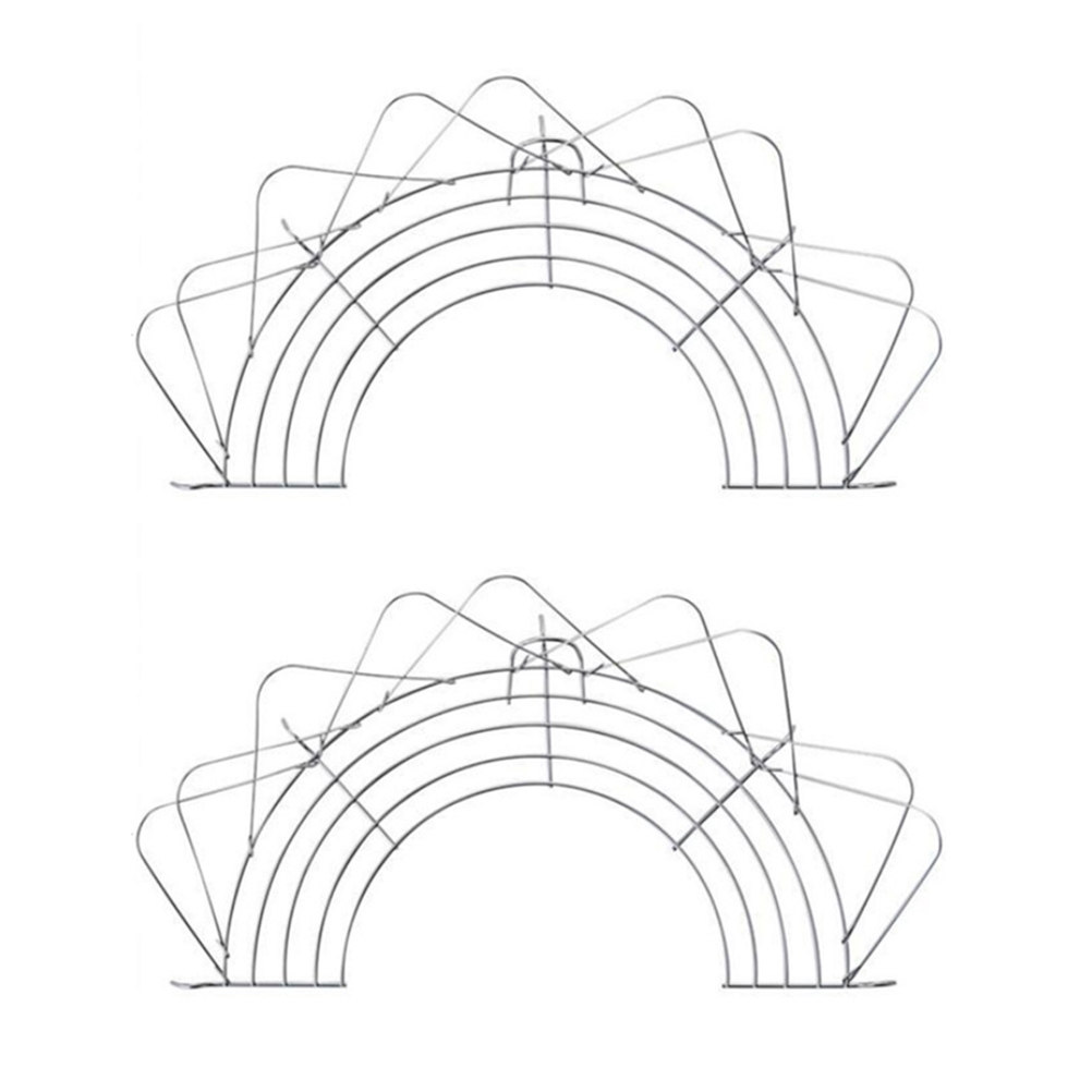 Kitchen Gadgets Rack - 2 Peças Grelha Dobrável Semicircular de