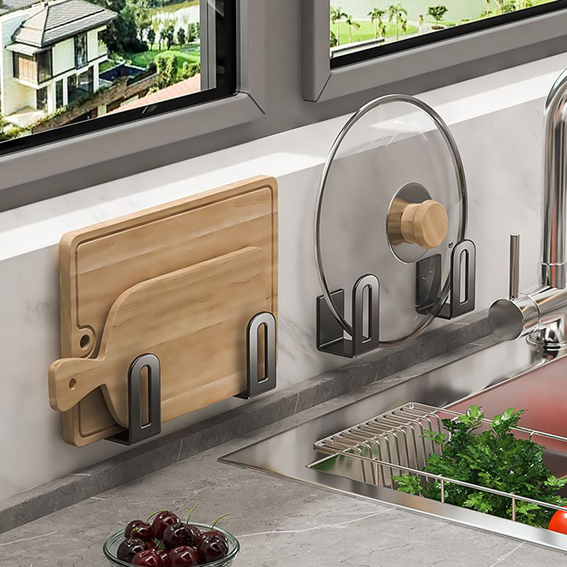Kitchen Gadgets Rack - 2 pçs/set tábua de corte pote