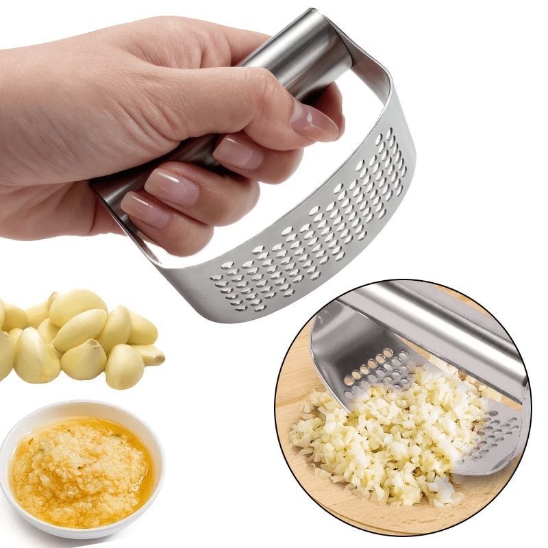 Manual Garlic Press - Prensa Manual de Alho em Aço