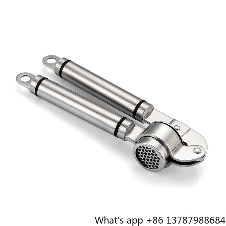 Manual Garlic Press - Espremedor de Alho em Aço Inoxidável