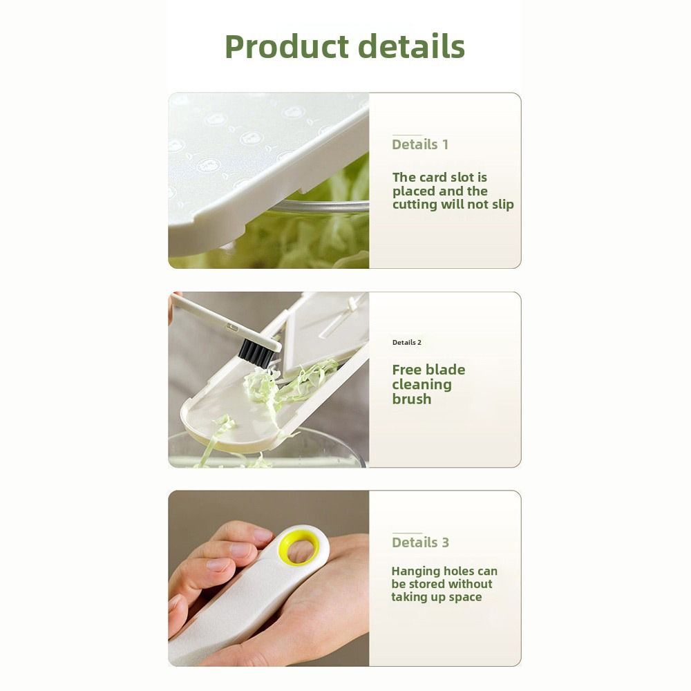 Kitchen Gadgets Save Time - Ralador de Repolho Durável e Prático,