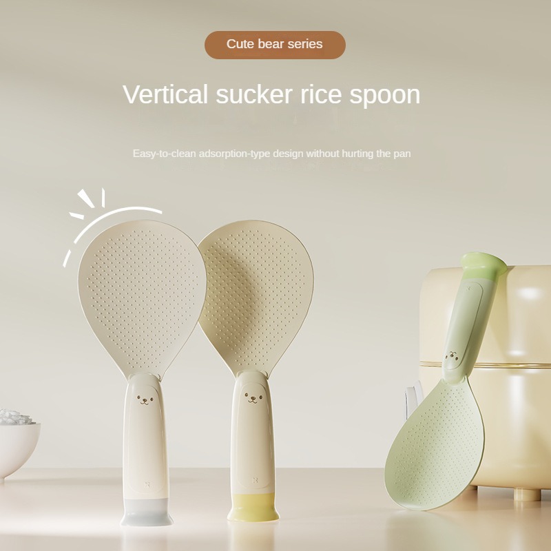 Kitchen Gadgets On Sale - Nova Colher de Arroz com Ventosa