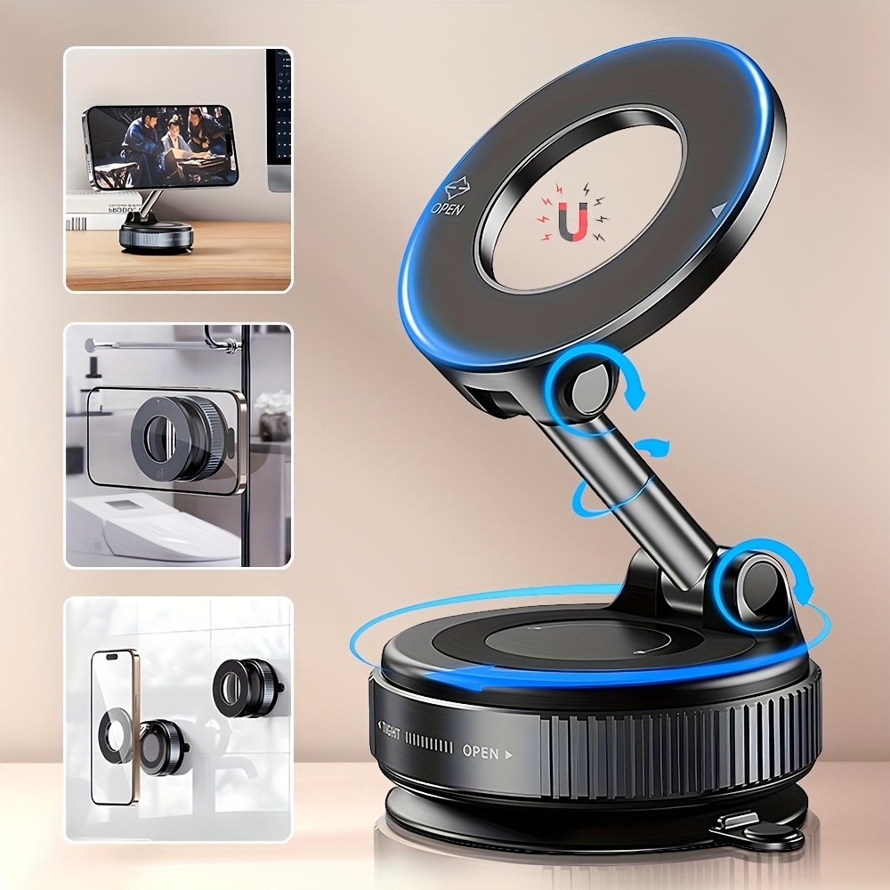 Kitchen Gadgets Videos - Suporte Magnético para Celular com Ventosa,