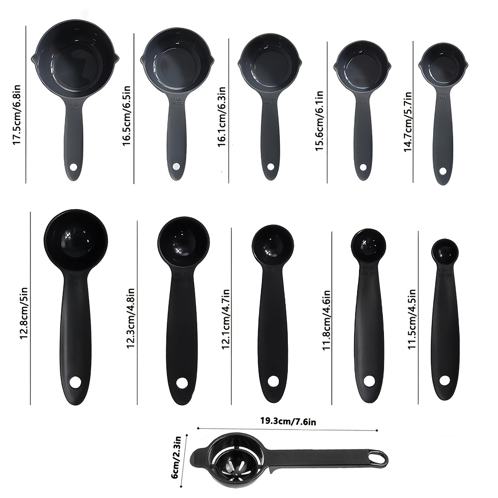 Conjunto de 11 Copos Medidores - Egg Separator Tool avaliação e preço