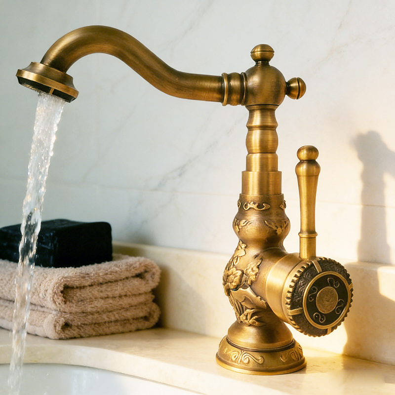 Luxo antigo bronze cobre escul - Kitchen Gadgets Luxury avaliação e preço