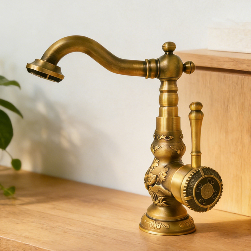 Luxo antigo bronze cobre escul - Kitchen Gadgets Luxury avaliação e preço