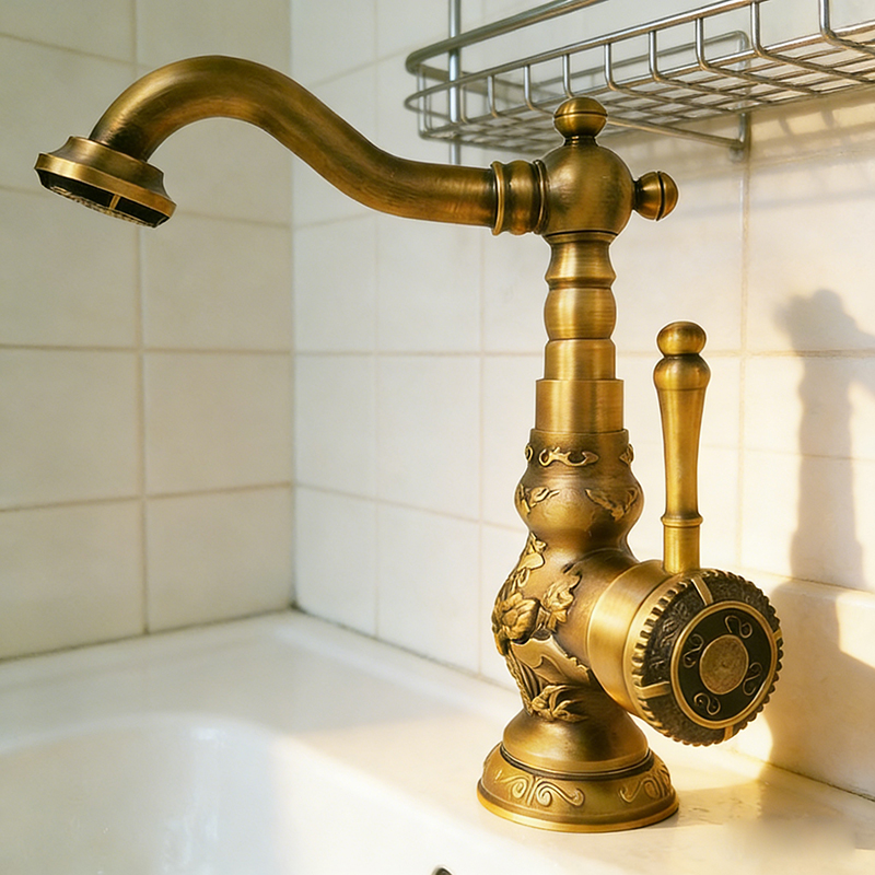 Luxo antigo bronze cobre escul - Kitchen Gadgets Luxury avaliação e preço