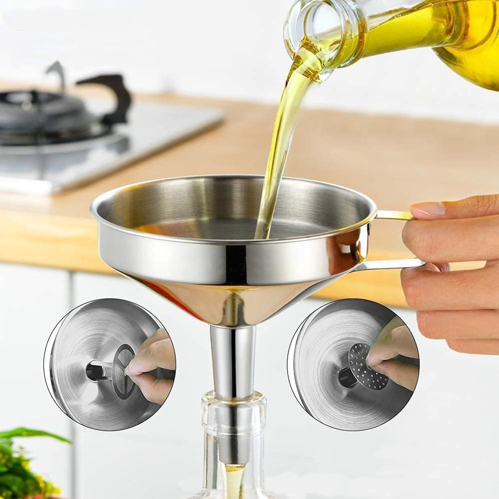 Funil de Aço Inoxidável com Bo - Kitchen Gadgets Worth Buying avaliação e preço