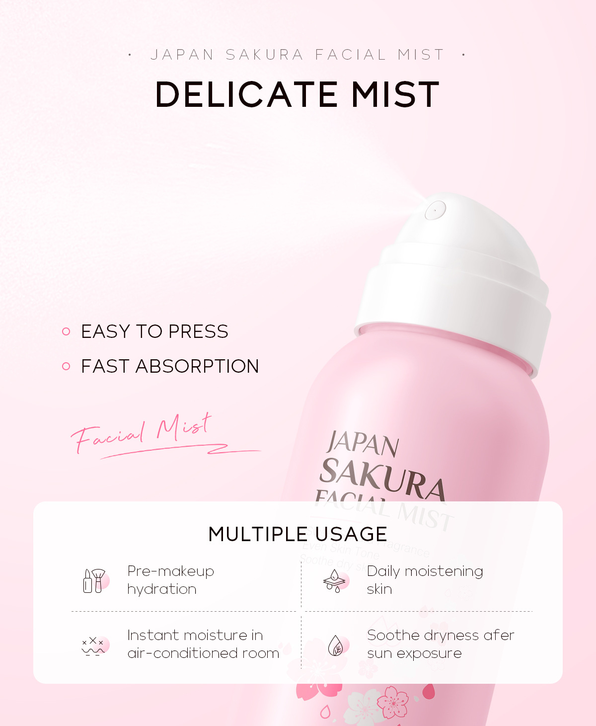 Laikou sakura spray iluminador - Oil Mister Spray Bottle avaliação e preço