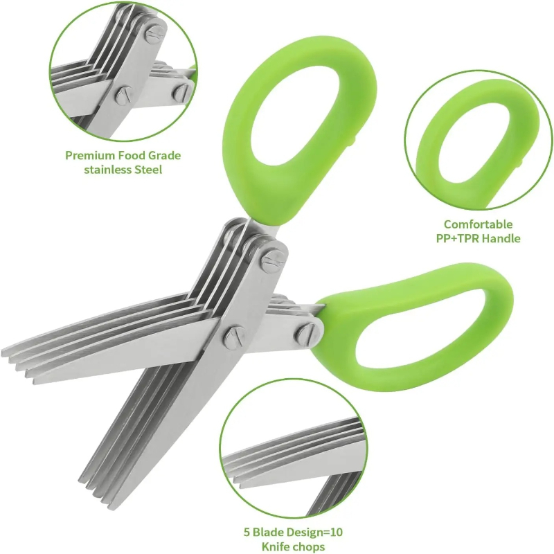 Tesoura de Ervas Economizadora - Kitchen Gadgets Save Time avaliação e preço