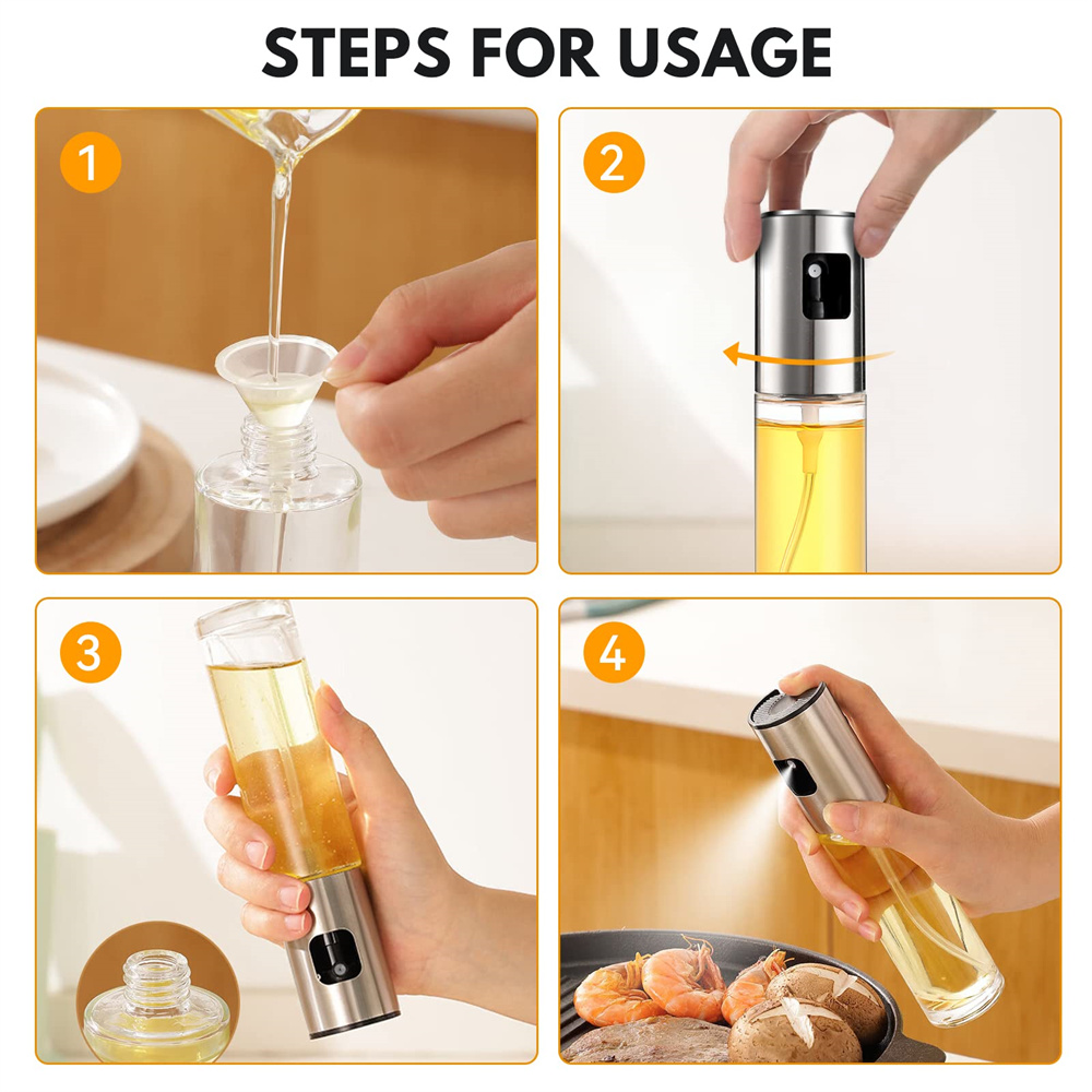 Pulverizador de Óleo de Vidro  - Oil Mister Spray Bottle avaliação e preço
