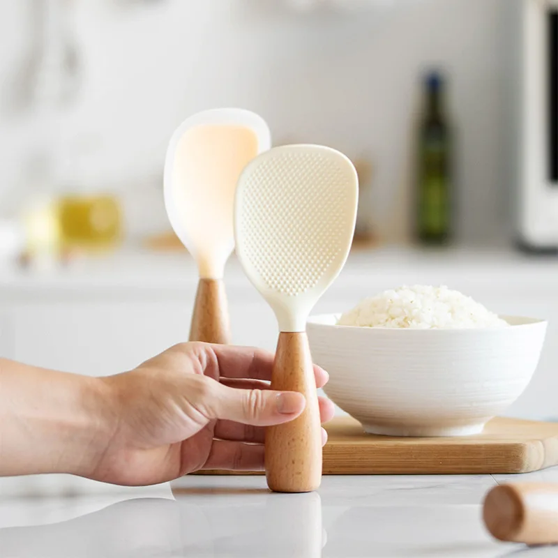 Colher de arroz de silicone su - Kitchen Gadgets On Sale avaliação e preço