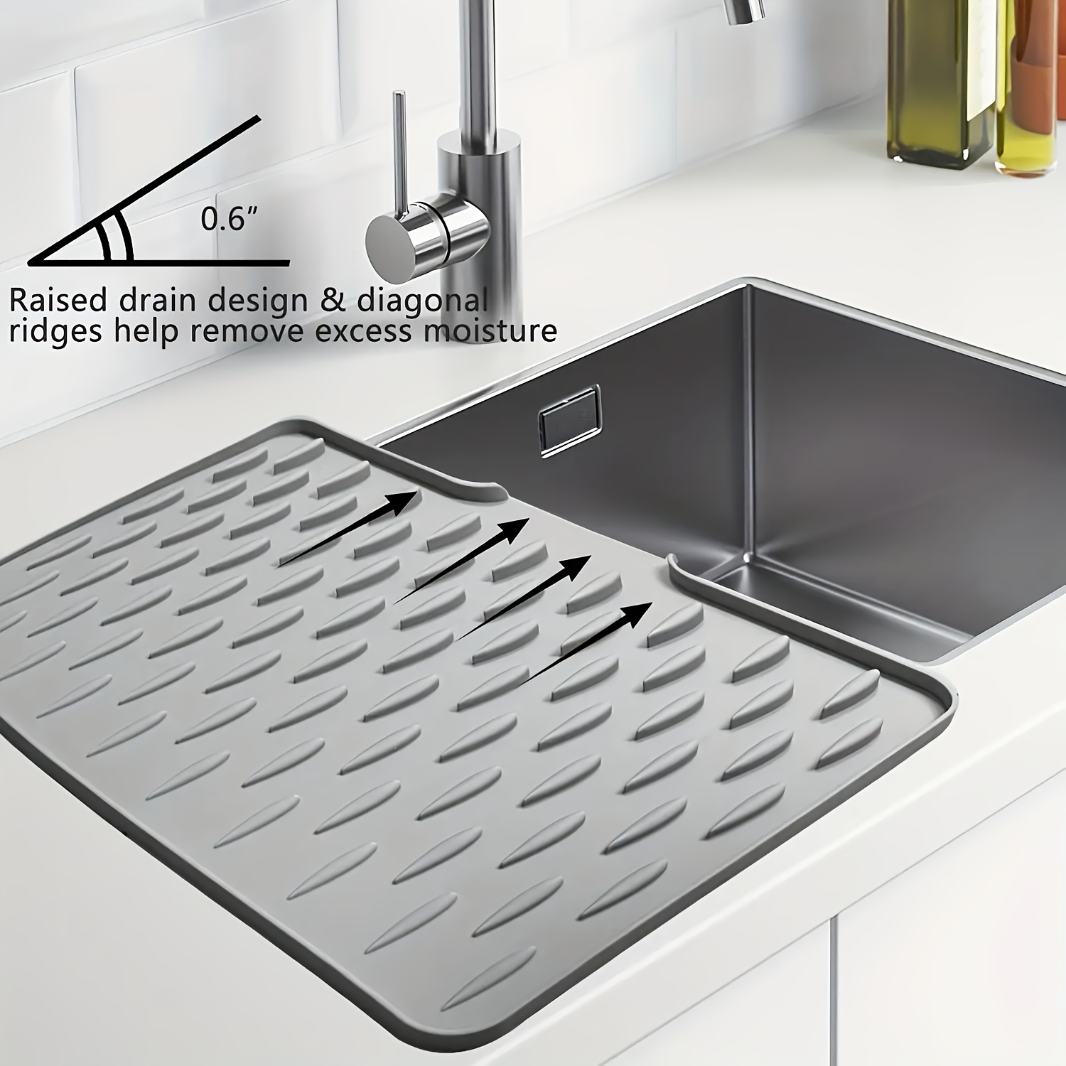 Tapete de drenagem de silicone - Kitchen Gadgets On Sale avaliação e preço