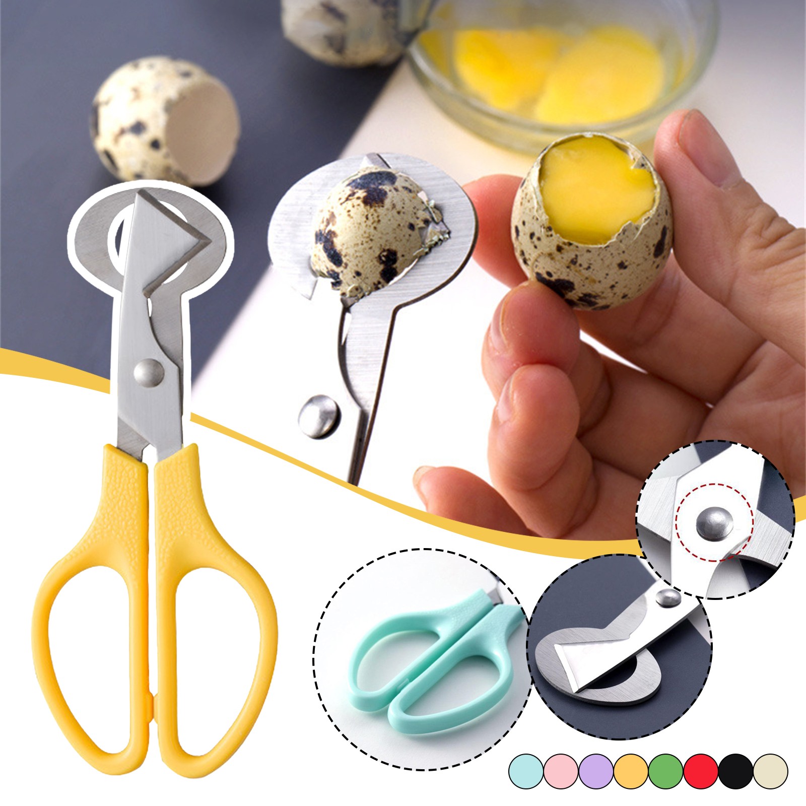 Abridor de Ovos de Codorna Peq - Egg Separator Tool avaliação e preço