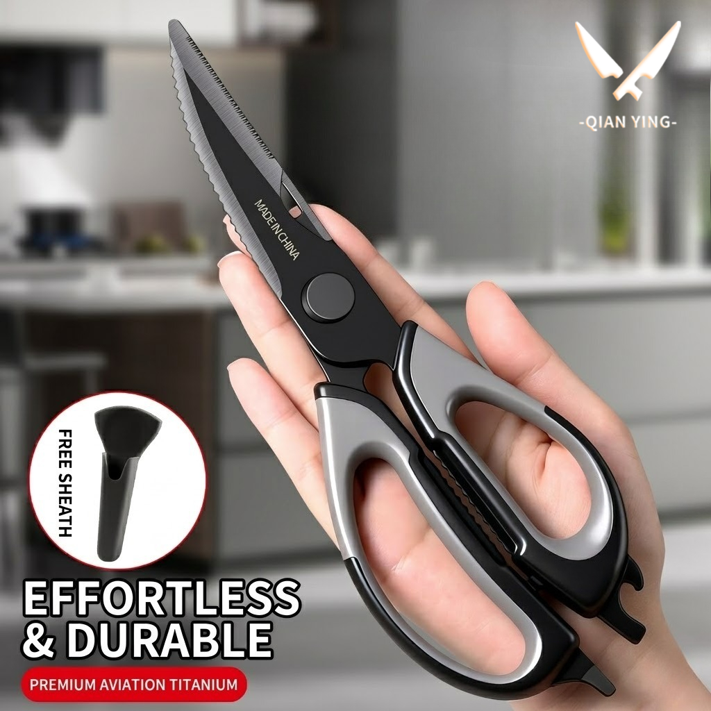 Tesoura de cozinha de titânio  - Kitchen Gadgets Worth Buying avaliação e preço