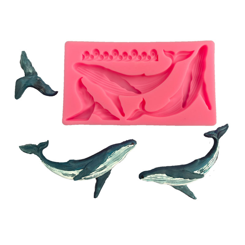 Diy baleia silicone molde ocea - Kitchen Gadgets Worth Buying avaliação e preço