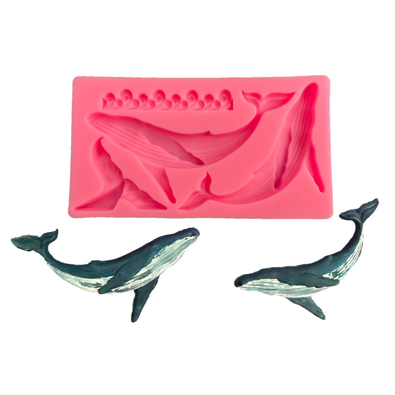 Diy baleia silicone molde ocea - Kitchen Gadgets Worth Buying avaliação e preço