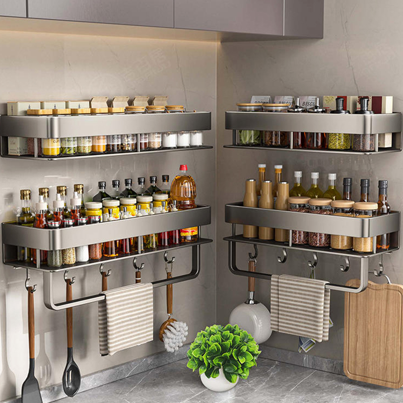 Prateleira de Cozinha em Alumí - Kitchen Gadgets Rack avaliação e preço