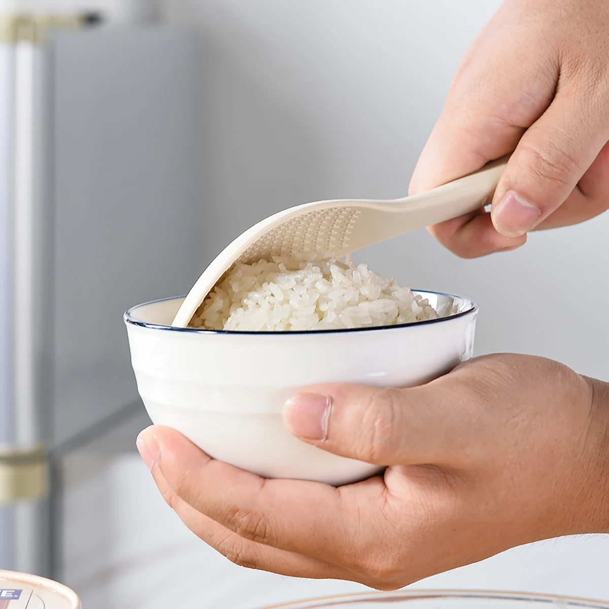 Colher de arroz de silicone de - Kitchen Gadgets On Sale avaliação e preço