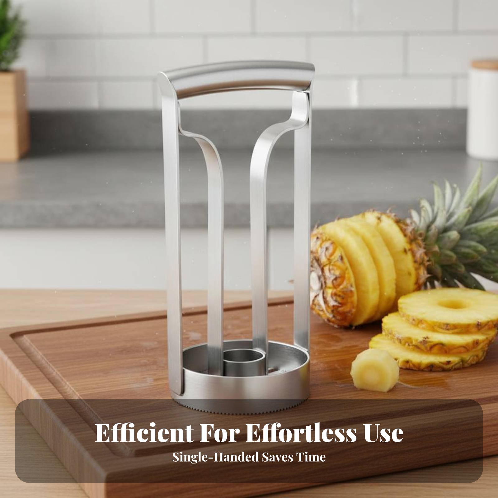 Cortador de Abacaxi em Aço Ino - Kitchen Gadgets Save Time avaliação e preço