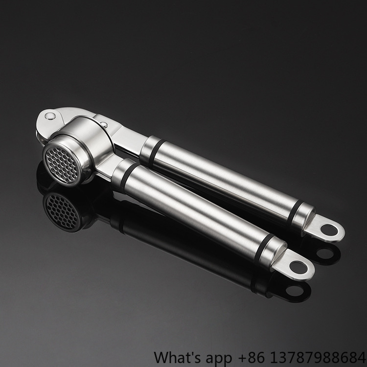 Espremedor de Alho em Aço Inox - Manual Garlic Press avaliação e preço