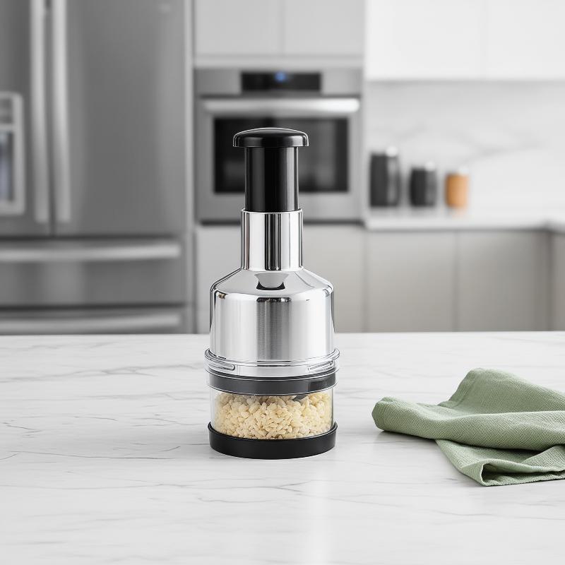 Espremedor de Alho Manual em A - Manual Garlic Press avaliação e preço