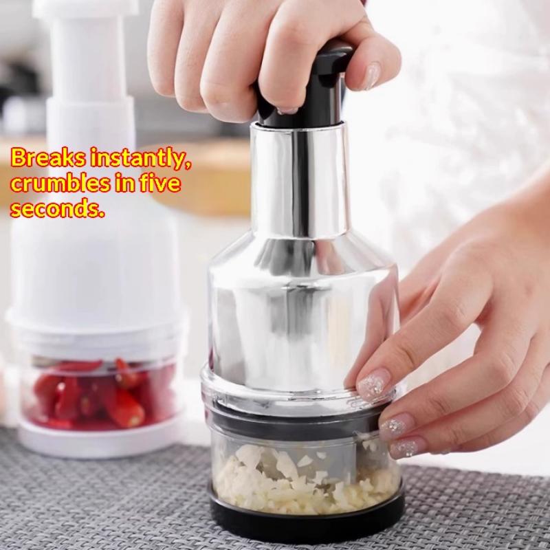 Espremedor de Alho Manual em A - Manual Garlic Press avaliação e preço