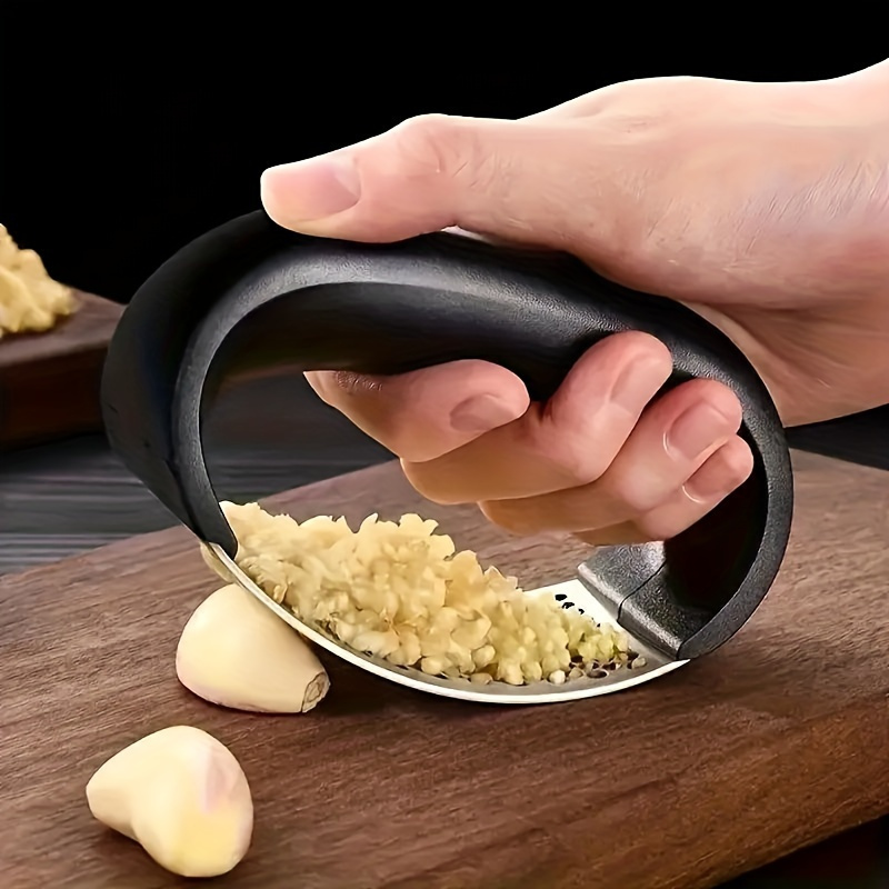 1 Espremedor de Alho em Aço In - Manual Garlic Press avaliação e preço