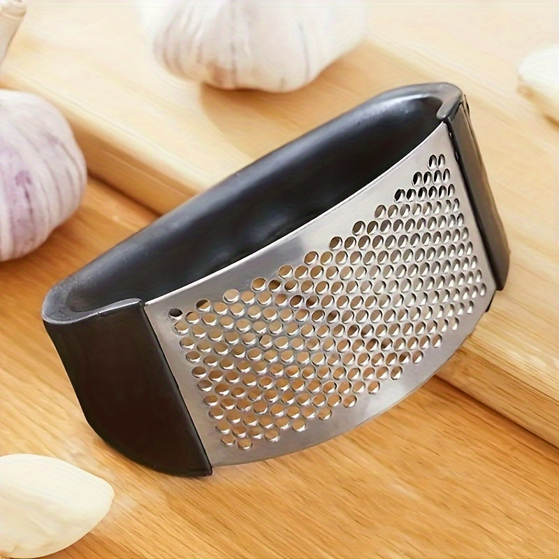1 Espremedor de Alho em Aço In - Manual Garlic Press avaliação e preço